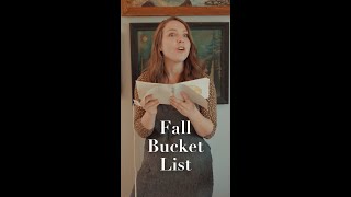 Crunchy Mom's Fall Bucket List