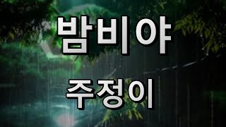 밤비야 - 주정이 (성인가요)