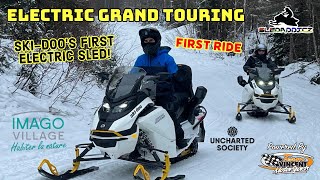 WE TRY SKI-DOO'S FIRST ELECTRIC SNOWMOBILE! | Grand Touring Electric | Imago Village