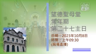 望德聖母堂主日彌撒 │ 常年期第二十七主日(8/10/2023, 09:30)