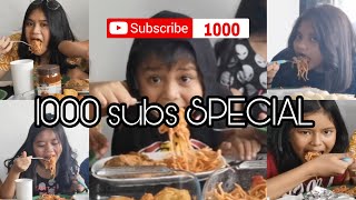 1000 SUBSCRIBERS MUKBANG SPECIAL!!!! | Jheydel Cay