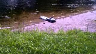 RC Speedboat onto Trailer / Mystic 29 Catamaran