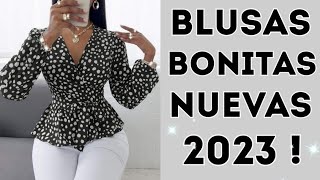 BLUSAS BONITAS NUEVAS 2023 / MODELOS BLUSAS ELEGANTES