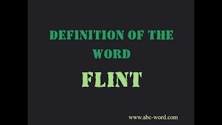 Definition of the word \