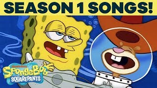Season 1 SpongeBob Songs! 🎶 | #TuesdayTunes