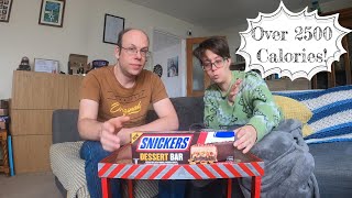 Newfords Try: Giant Snickers Dessert Bar - Over 2500 Calories