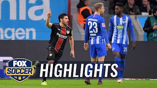 Bayer Leverkusen vs. Hertha BSC Berlin | 2018-19 Bundesliga Highlights