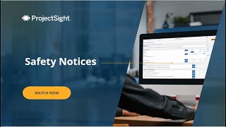 Trimble ProjectSight User Training Video: Field Management. Safety Notices