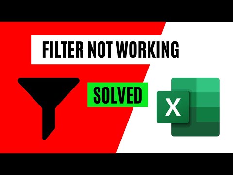 How to Solve “Filter Not Working” or Enable Filter in Microsoft Excel