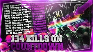 MWR' 134 KILLS ON COUNTDOWN w/ XM LAR DLC WEAPON! MOST KILLS ON COUNTDOWN