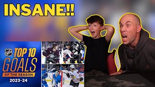 Graham Family Reacts To NHL Top 10 Goals of 2023-24