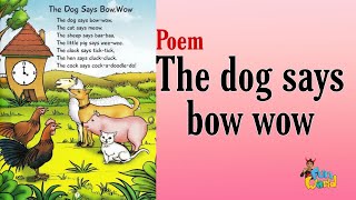 Dog says bhow wow poem | poems for kids | ritisha fun world