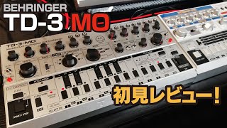 BEHRINGER TD-3 MO ! 初見レビュー！