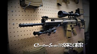 Custom Scar 20 SSR GBB Airsoft