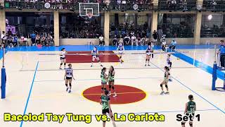 BACOLOD TAY TUNG vs. LA CARLOTA Set 1 Negros Occidental Provincial meet 2025