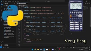 ASMR - Programming , making a calculator using Python ( NO Talking )