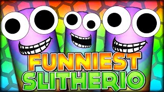 CRAZY FUNNY SNAKES - THE FUNNIEST SLITHER SNAKE VIDEO EVER!! (SLITHER.IO / SLITHERIO #11)