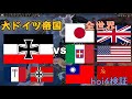 【hoi4検証】大ドイツ帝国VS全世界【ゆっくり実況】リクエスト検証⑯