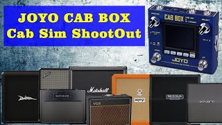 JOYO CAB BOX Cab Sim ShootOut! 17 Model Kabinet Speaker!