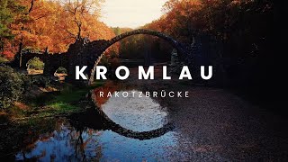 Park rododendronów w Kromlau | Rakotzbrücke | The Devil's Bridge | DJI Mavic Air 2 | 4K