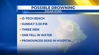 Police investigate possible drowning in Kailua-Kona