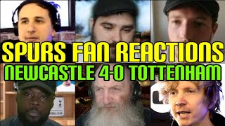 ANGRY 🤬 SPURS FANS REACTION TO NEWCASTLE 4-0 TOTTENHAM | FANS CHANNEL