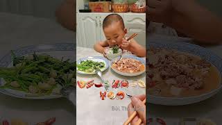 Baby mukbang food| Bổ sung ngày 1 gói #siroanngonbabyplus  con ăn ngon bụ bẫm #viral #shorts