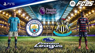 FC 25 - Manchester City vs. Newcastle United | Premier League 24/25 Full Match | PS5™ [4K60]