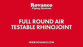 Full Round Air Testable Rhinojoint