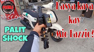 Kasya kaya sa Yamaha Mio Fazzio Installing RCB MB2 PLUS Premium black Racingboy shock 295MM