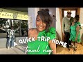 Travel Vlog: A Quick Trip Back Home + Wedding Guest+ Natural hair woes