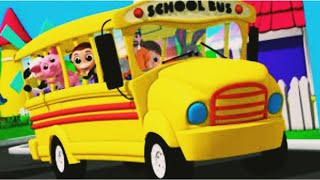 Wheels on the bus+ more kids song|Nursery rhymes|kids video baby tiger