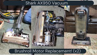 Shark AX950 Brushroll Motor Replacement! (with EXPLOSION!)