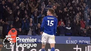 Harvey Barnes gets his brace against Aston Villa | Premier League | NBC Sports