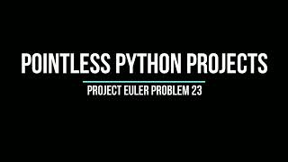 Project Euler Problem 23 - Non-Abundant Sums