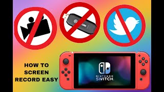 HOW TO SCREENRECORD NINTENDO SWITCH - No Capture Card, Camera, or twitter - Straight to YouTube