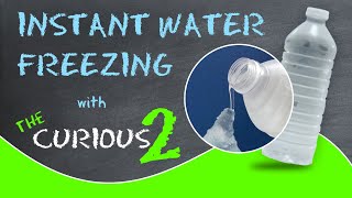 How to freeze water instantly/Simple science experiments for kids/Instant Water Freeze/STEM activity