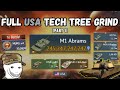 The ENTIRE USA Tech Tree Grind!🔥| The 𝐁𝐄𝐒𝐓 Lineup in War Thunder! (4x NUKES!💥) - Epic Moments