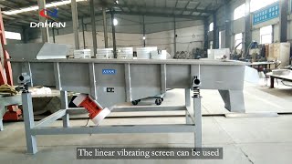 Linear vibrating screen screen vibrating wooden screen equipment testing