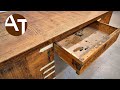 BEAUTIFUL restoration of an UGLY desk