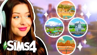 Building a Hotel But Each Room is a Different WORLD in The Sims 4 // Sims 4 Build Challenge