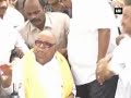 Karunanidhi pays floral tribute to DMK founder CN Annadurai