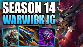 THIS IS HOW YOU CAN CARRY GAMES WITH WARWICK JUNGLE IN SEASON 14! - Gameplay Guide League of Legends