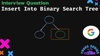 Insert Into Binary Search Tree - Leetcode 701 - Python in Hindi