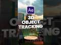 3D Camera Tracking After Effects | Object Tracking #tutorial #aftereffects