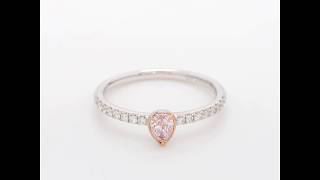 #JCRF05485285# 0.39CT PINK DIAMOND RING ASTTERIA