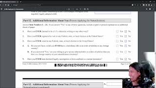 How to fill out N400 Application for Naturalization