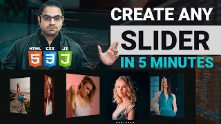 Tutorial: Create any Responsive Touch Slider / Carousel Using HTML , CSS & Java script in 5 Minutes