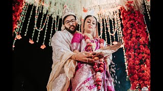 Shoubhik & Puja Full Wedding Video | Bengali Wedding | Kolkata| Perfect | Din Shagna Da|Mere Sohneya