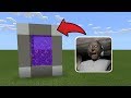 How To Make a Portal to the GRANNY HOUSE Dimension in MCPE (Minecraft PE)